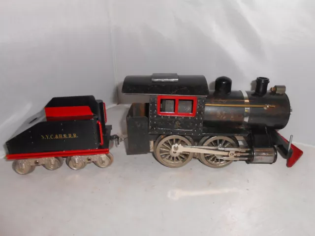 Lionel early prewar Standard Gauge 5 or 51 locomotive and tender restored & runs 2