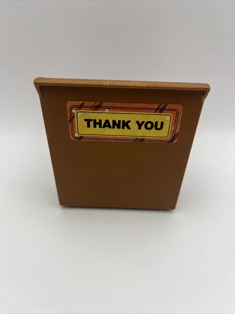 Vintage 1982 Mattel Barbie Loves McDonald's Playset Brown Replacement Trash can