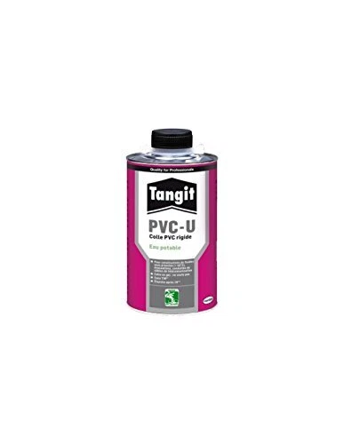 Colle en Gel pour Tuyaux PVC Rigide Eau Potable Boîte de 1 kg avec Pinceau