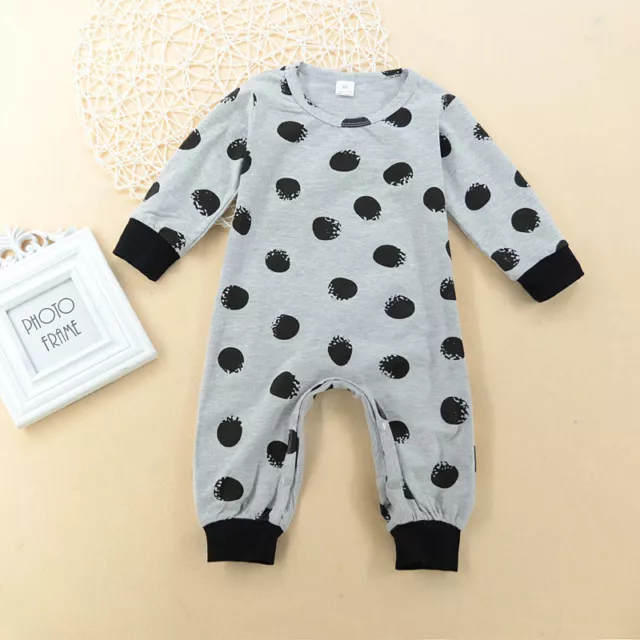 Newborn Infant Baby Girl Romper Bodysuit Jumpsuit Outfits Sunsuit Clothes