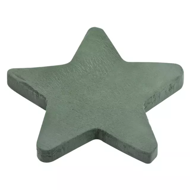 31cm Star-Shaped Floral Foam Brick Flower Mud Block Florist Arrangement, Green