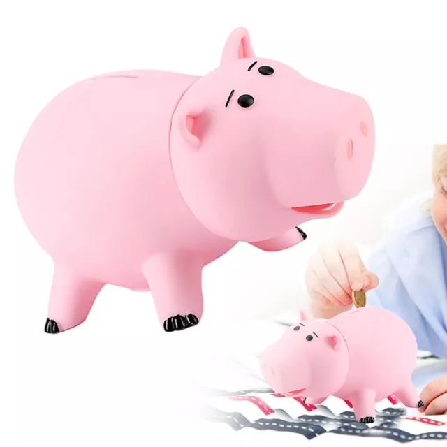 Toy Story 4 Hamm Figures Coin Save Money Box Piggy Bank Pink Ham Pig Kids Gift 2