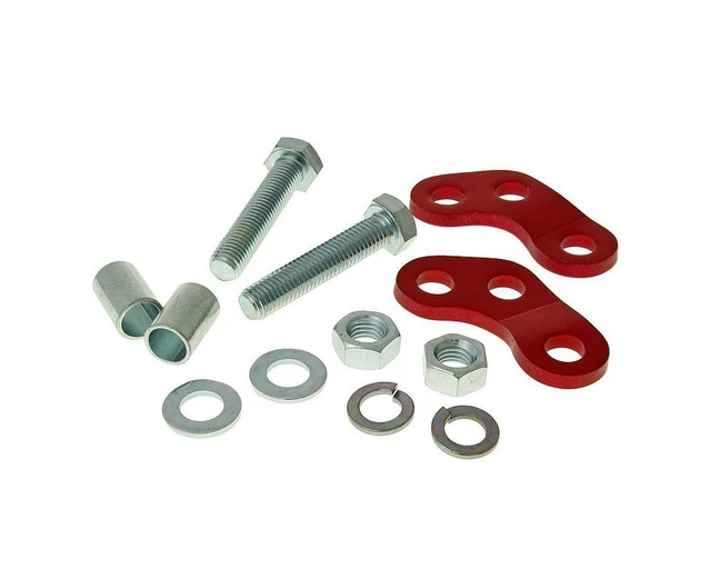 Kit de rehausse SCORPEX alu rouge Gilera RCR Enduro, SMT SM 50 EBE D50B0, Zulu 5