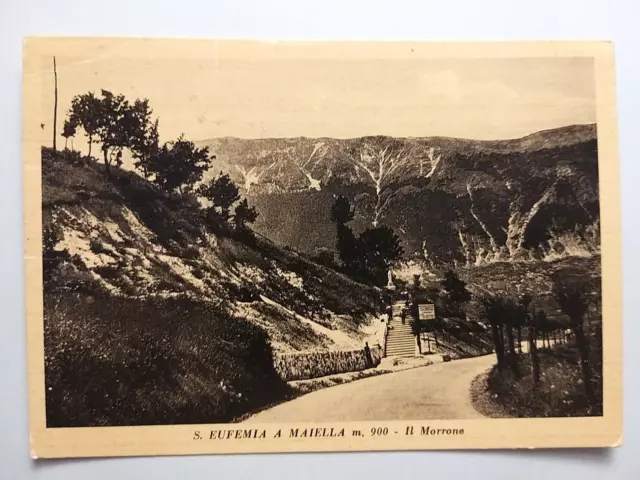 S. Eufemia a Maiella (Pescara). Il Morrone.