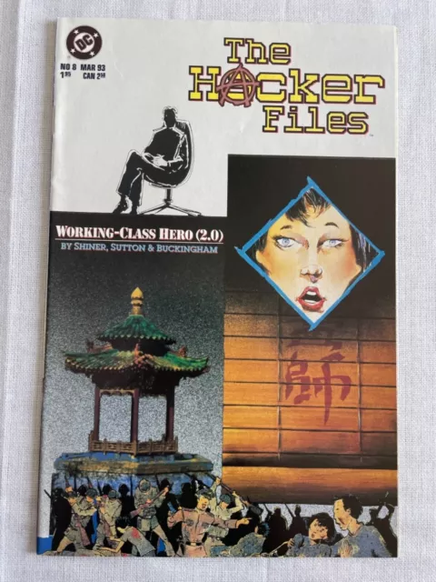 The Hacker Files #8 Vol 1 (DC, 1993) Ungraded