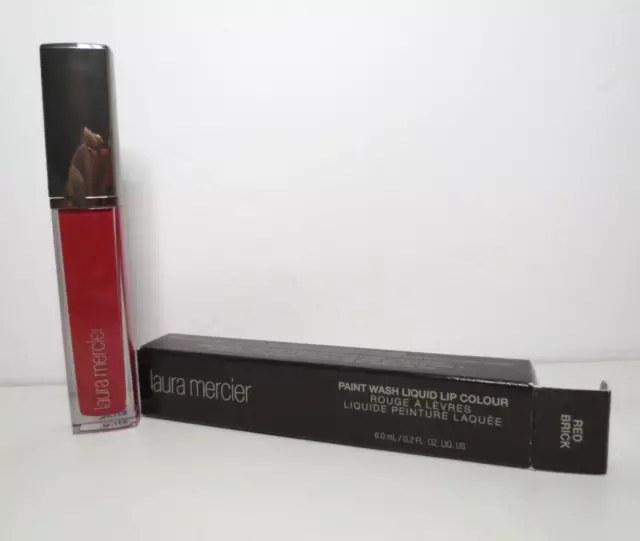 Laura Mercier Paint Wash Liquid Lip Color Shade Red Brick 0.2 Oz Boxed