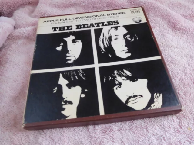 The Beatles ~ White Album - APPLE # 101 - Reel to Reel tape - 4 TRACK 3 3/4