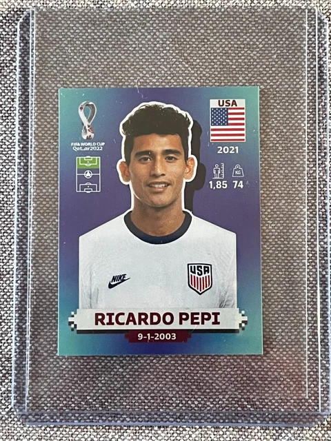 FIFA WORLD CUP Qatar 2022 Ricardo Pepi Sticker Sandwiches # Usa 17 ...