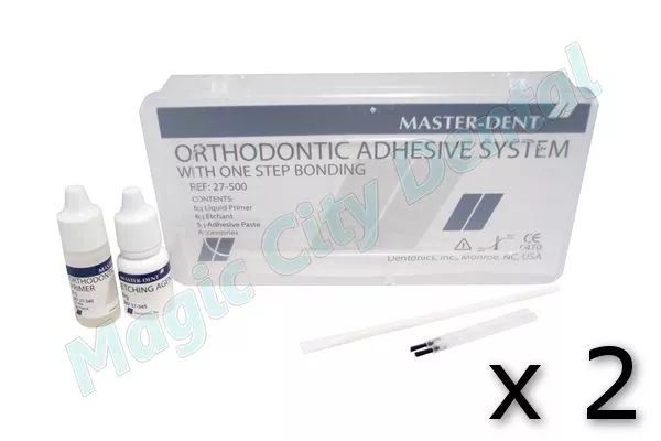 Master-Dent One-Step Self-Cure Orthodontie Adhésif Procès Kit #27-225 ( Set De