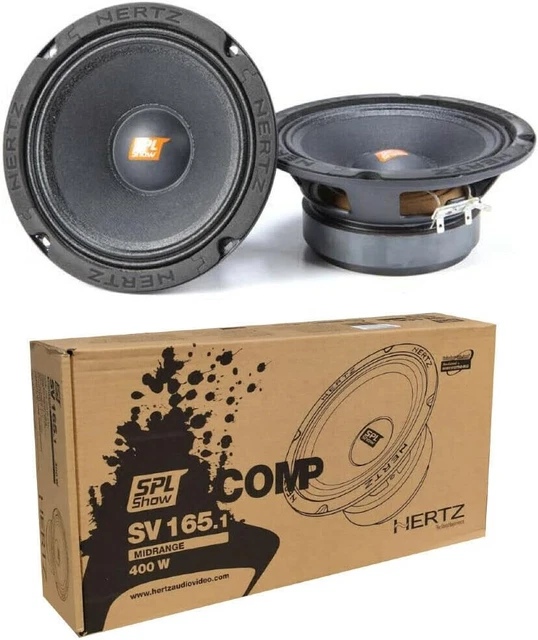 HERTZ SV 165.1 SV 165 Coppia Casse Altoparlanti 165mm Midrange SPL Show ...