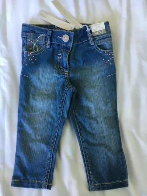 Bellissimi jeans scintillanti per bambina - età 3 anni - etichette NUOVE - Successivi