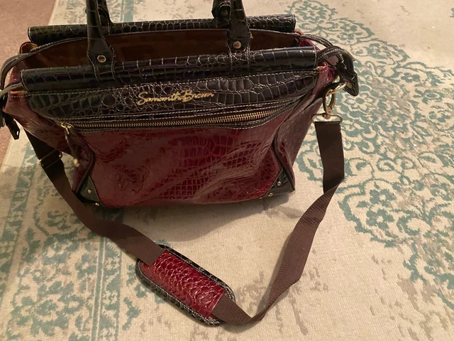 samantha brown croc luggage  Classic Collection 2 piece Carry On Spinner Tote 12