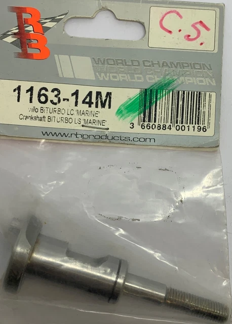 Bi-turbo crankshaft LC LS marine 1163-14M R&B concept