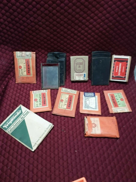 Lot de Plaques Appareils Photos et Papier photos anciens