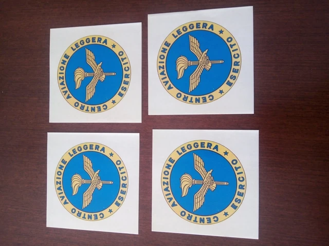 Lotto Adesivi Centro Aviazione Leggera Esercito Vintage Anni 80
