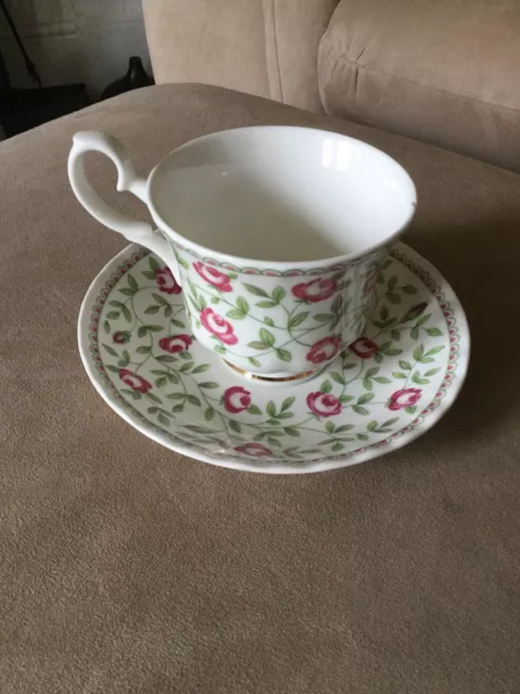 Roy Kirkham Petit Rose Cup And Saucer