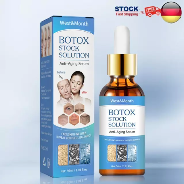 2x Botox-Faltenentferner Sofortiges Anti-Aging-Gesichtsserum Retinol Hautstra