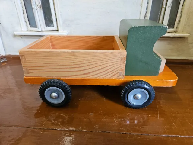 (RB)5025-896-alter Lkw aus Holz, Spielzeug, Deko