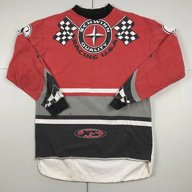 Vintage 90s Schwinn racing motocross jersey red L supercross Vintage 90s Schwinn racing motocross jersey red L supercross