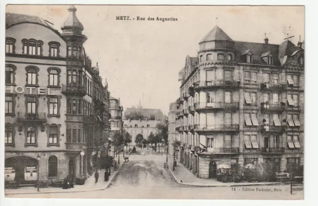 METZ - Moselle - CPA 57 - streets - rue des Augustins