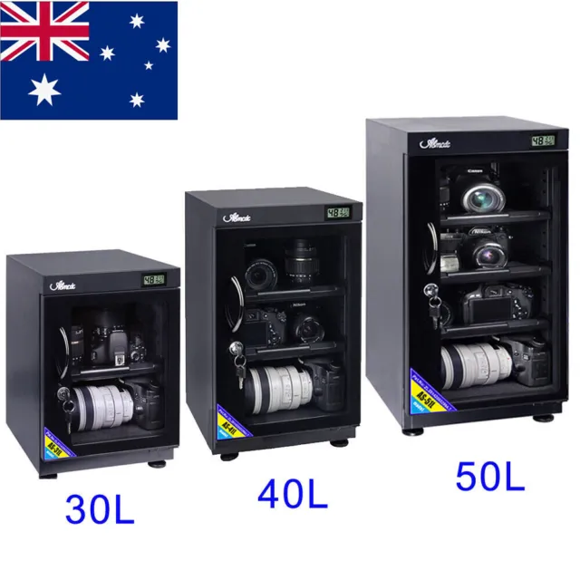 30L/40L/50L Digital Dehumidify Dry Cabinet Box for Lens Camera Equipment Storage