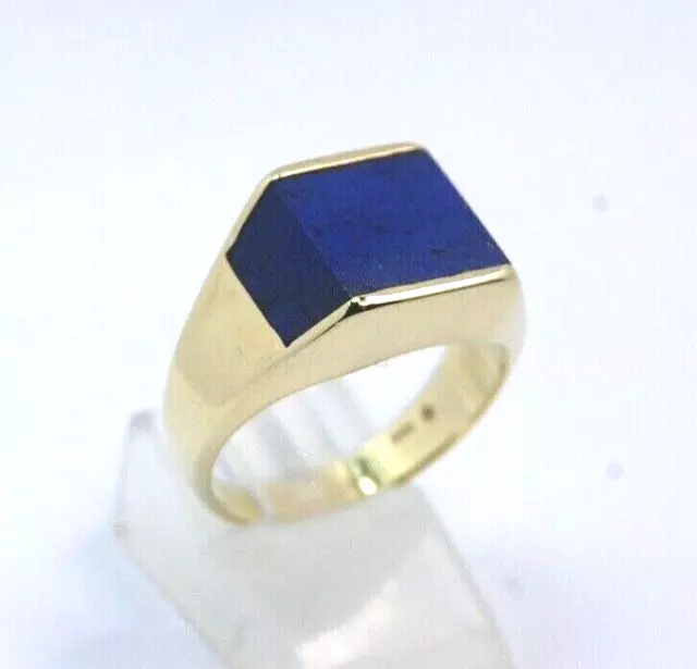 Goldring mit  Lapislazuli Gold 585 /14  Karat   Größe 59