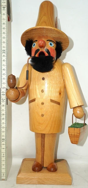 Räuchermann Räuchermännchen Drechslerei Mehlhorn DDR 43 cm GERAUCHT /P23103