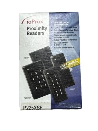 Kantech P225XSF ioProx Proximity Reader XSF Format - Black     FREE SHIPPING!