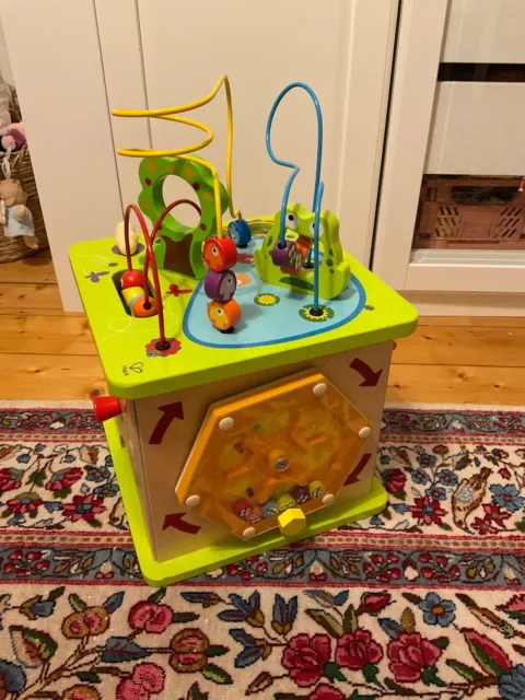 Hape Spielturm Motorikwürfel Baby Kinder Spielzeug Kleine Tierchen