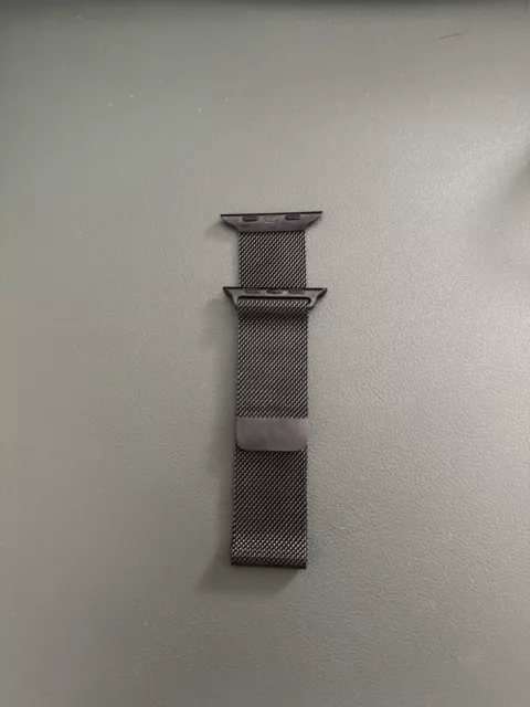 Genuine Apple Watch Band Milanese Loop Black 42mm 44mm 45mm 49mm