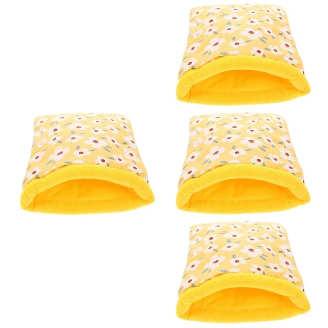 4x Kaninchen Hängematte Frettchen Bett Warme Kleine Pet Bett Guinea Pig Hideout