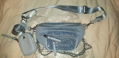 Steve Madden Maxima Covertible Belt Bag Crossbody Baby Blue Sold out￼￼ Nwt