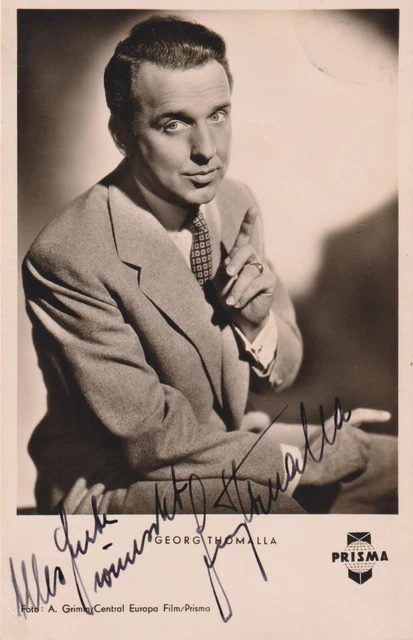 THOMALLA ORIGINAL Autogramm signierte KuB Postkarte 50er Jahre