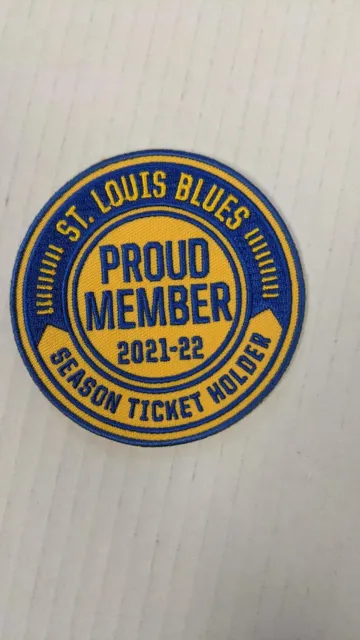 ST LOUIS BLUES Season Ticket Holder Patch 2021-22 $7.99 - PicClick