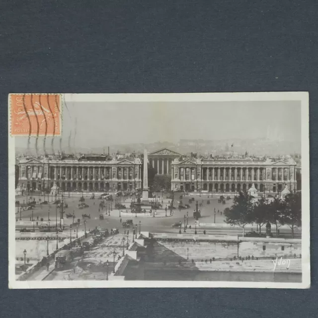 CPA Carte Postale Ancienne Paris - Vue Générale De La Place De La Concorde