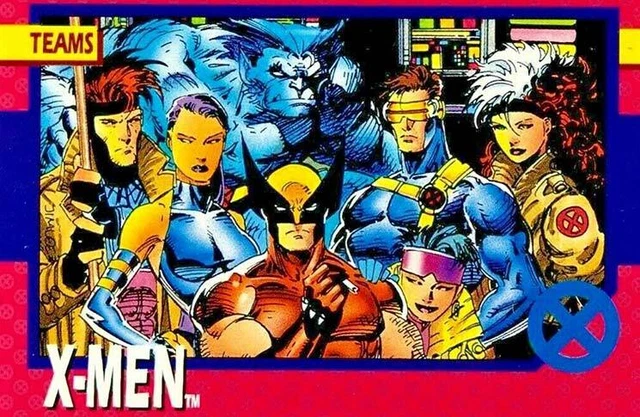1992 Impel Marvel X men Trading Card Set Series 1, Set Builder EX-NM+