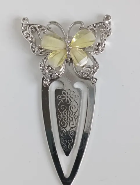Silver Coloured Butterfly Bookmark Great Condition, Birthday Gift
