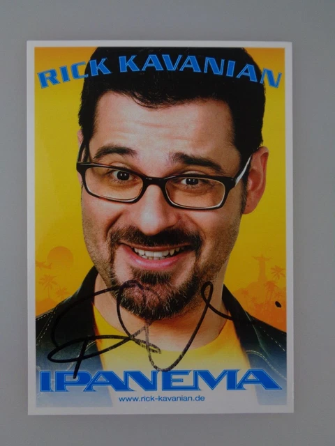 Rick Okon (Scène De Crime Dortmund) – Carte Autographe Originale Signée – État Correct (ref BC 208331)