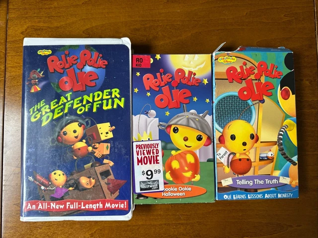 Rolie Polie Olie The Great Defender Of Fun Vhs ROLIE POLIE OLIE VHS Lot Playhouse Disney Video Defender Of Fun Truth