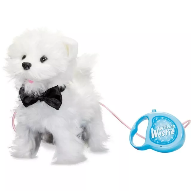 Animigo Westie Puppy Dog R/Control Walking Barking Interactive AA Battery Toy 3