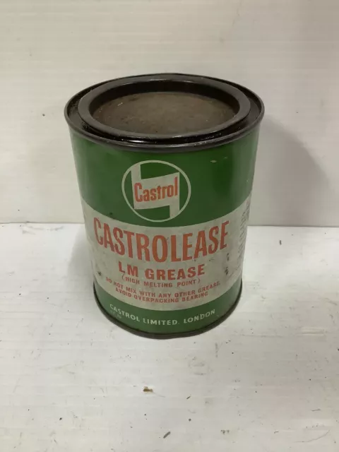 CASTROL 1lb Vintage Castrolease LM Grease