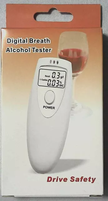 Etilometro alcol test portatile nuovo  pratico da tenere in auto