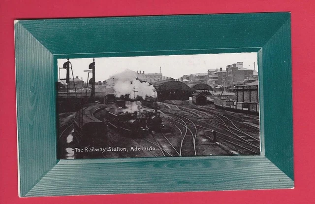 South Australia SA - Railway Station Adelaide - H & B - Steam Trains