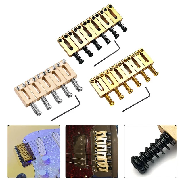 Set Di Dadi E Sella In Osso Per Chitarra Classica 6 Corde - 80 Mm E 50 Mm, Migliora Il Suono, RDEXP