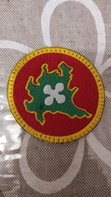  Coppia patch omerale velcro Polizia Locale Lombardia