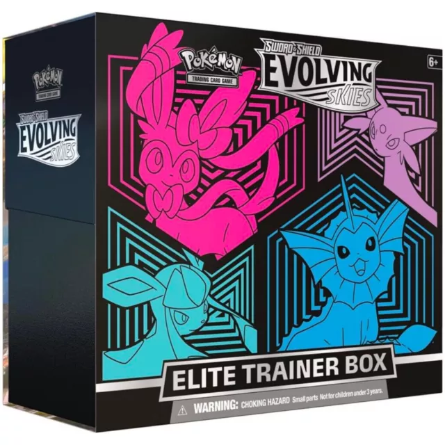 Pokemon TCG Elite Trainer Box etb | Sword and Shield Evolving Skies | imperfect