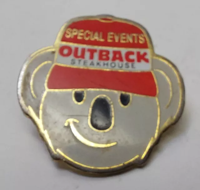 Outback Steakhouse Pin Red Hat Koala Special Events Employee Server Flair