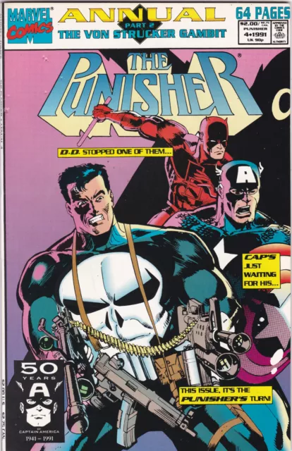 The Punisher Annual #4 Vol. 2 (1987-1995) Marvel Comics