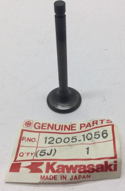 Kawasaki ATV Motor Engine Exhaust Valve Mojave KLT KLF 110 NOS OEM 12005-1056