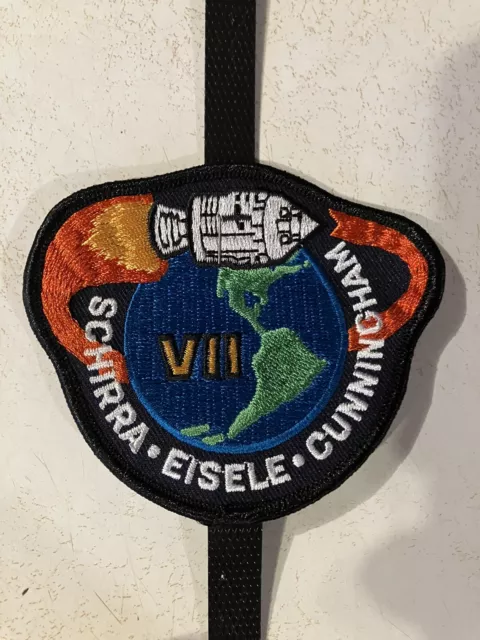 🚀 NASA PATCH  vtg APOLLO VII - Schirra Eisele Cunningham - 3"